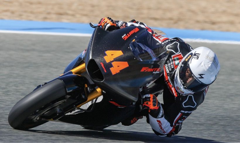 ARÓN MARCA EL MEJOR TIEMPO EN LA PRIMERA JORNADA DEL TEST OFICIAL DE MOTO2™ EN JEREZ