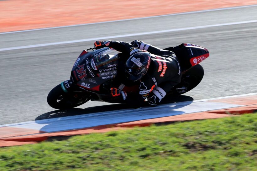 ARÓN SEGUNDO EN EL PRIMER TEST MOTO2™ DE LA PRETEMPORADA 2024