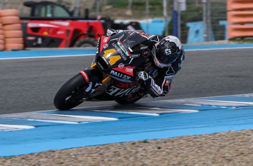 ARÓN TERMINA SEGUNDO EN LOS CRONOS DEL PRIMER DÍA DEL JEREZ MOTO2™ TEST