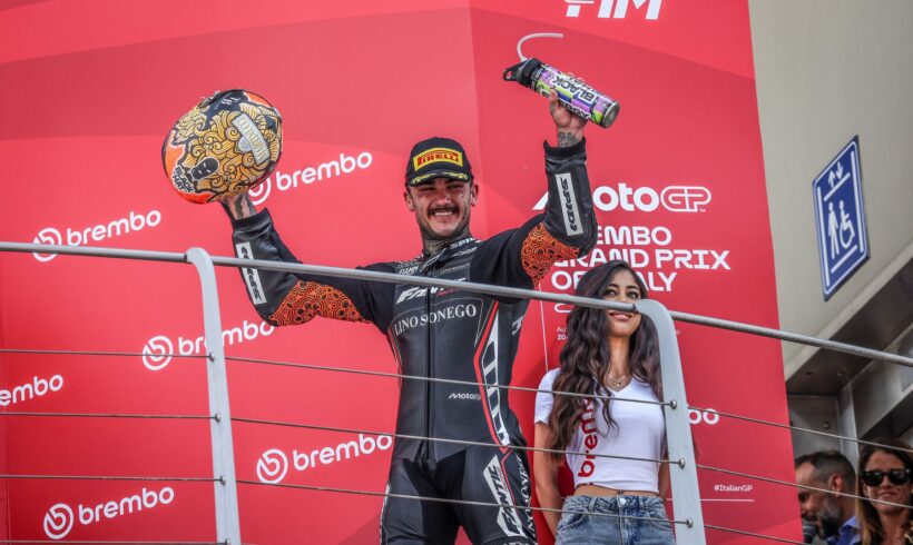 ARÓN TERCERO EN LA RACE DEL #ITALIANGP, PRIMER PODIO EN MUGELLO