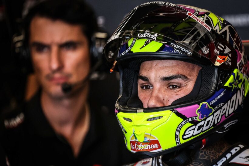 CAÍDA DE ARÓN EN LA CARRERA DEL #CATALANGP, SE MARCHA DE MONTMELÓ CON SU SEGUNDO CERO DE LA TEMPORADA