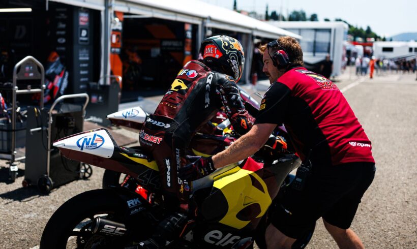 ARÓN SE MARCHA DEL MUGELLO CON UN NUEVO CERO, CAÍDA EN LOS INICIOS DE LA RACE DEL #ITALIANGP